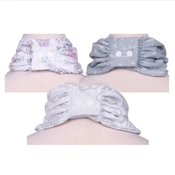 NWT Baby Unisex Trend Lab® Unicorn Dreamer 3pk. Infinity Bib Set - Picture 3 of 3